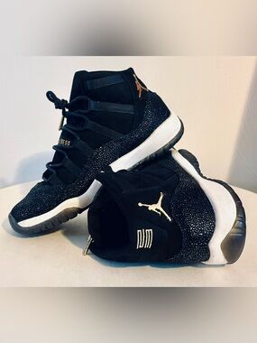 Rare Air Jordan 11 Retro Premium Heiress Black Stingray Nike Kids 5.5 Women’s 7